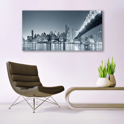 Acrylglasbilder Stadt Brücke Architektur
