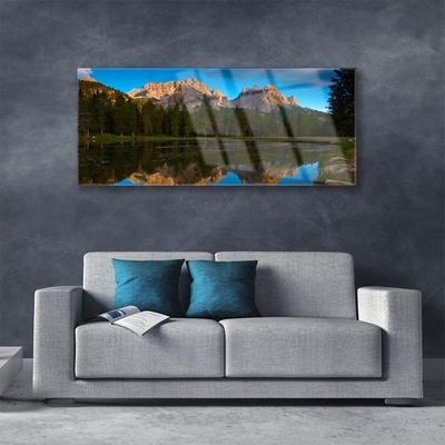 Acrylglasbilder Wald See Landschaft