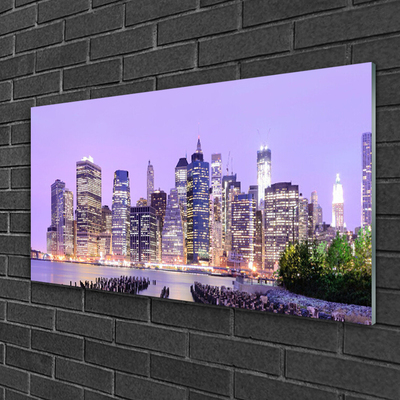 Glasbild aus Plexiglas® Stadt Gebäude
