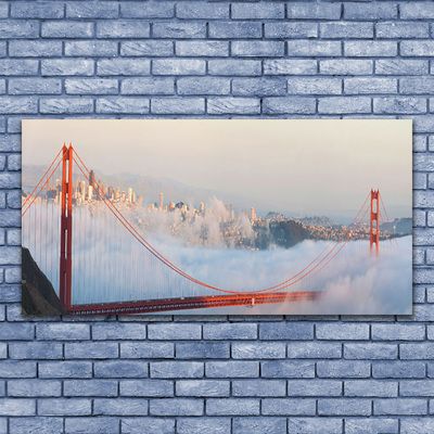 Glasbild aus Plexiglas® Brücken Architektur