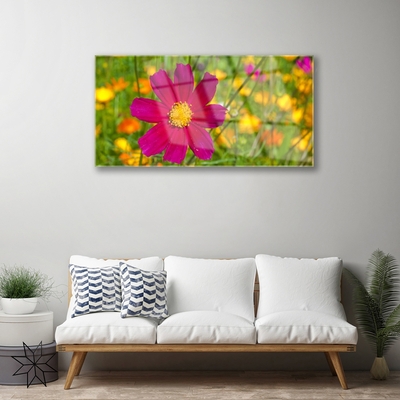 Glasbild aus Plexiglas® Blume Pflanzen