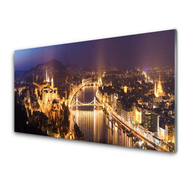 Glasbild aus Plexiglas® Stadt Architektur