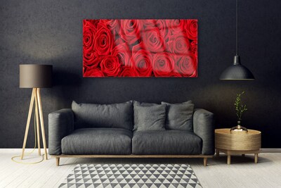 Glasbild aus Plexiglas® Rosen Pflanzen