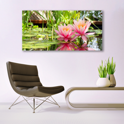 Glasbild aus Plexiglas® Blumen Pflanzen