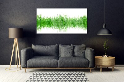 Glasbild aus Plexiglas® Gras Natur