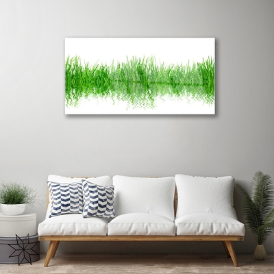 Glasbild aus Plexiglas® Gras Natur