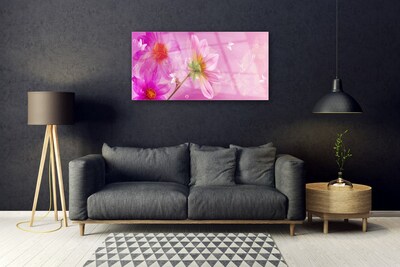 Glasbild aus Plexiglas® Blumen Pflanzen