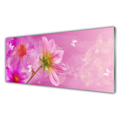 Glasbild aus Plexiglas® Blumen Pflanzen