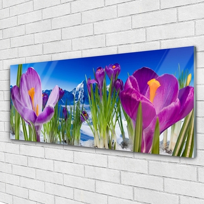 Glasbild aus Plexiglas® Blumen Pflanzen