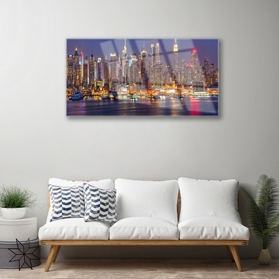 Glasbild aus Plexiglas® Stadt Gebäude