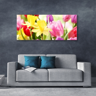 Glasbild aus Plexiglas® Blumen Pflanzen