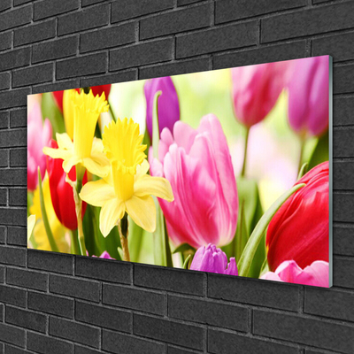 Glasbild aus Plexiglas® Blumen Pflanzen