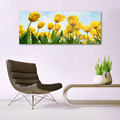 Glasbild aus Plexiglas® Tulpen Pflanzen