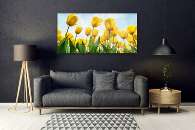 Glasbild aus Plexiglas® Tulpen Pflanzen