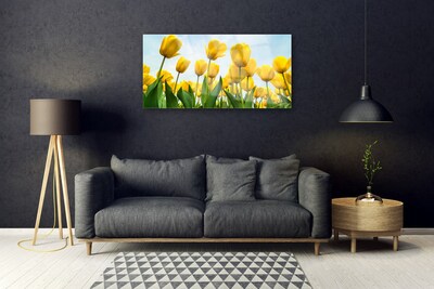 Glasbild aus Plexiglas® Tulpen Pflanzen