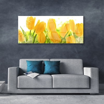 Glasbild aus Plexiglas® Tulpen Pflanzen