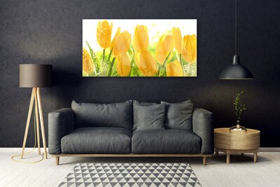 Glasbild aus Plexiglas® Tulpen Pflanzen