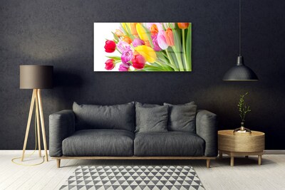 Glasbild aus Plexiglas® Tulpen Pflanzen