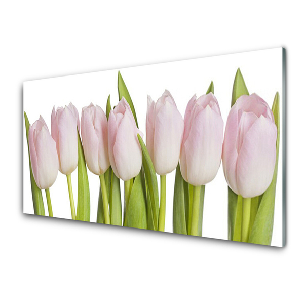 Glasbild aus Plexiglas® Tulpen Pflanzen