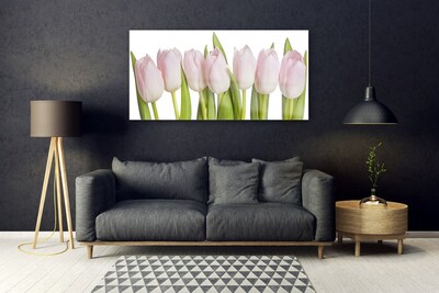 Glasbild aus Plexiglas® Tulpen Pflanzen