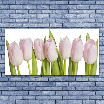 Glasbild aus Plexiglas® Tulpen Pflanzen