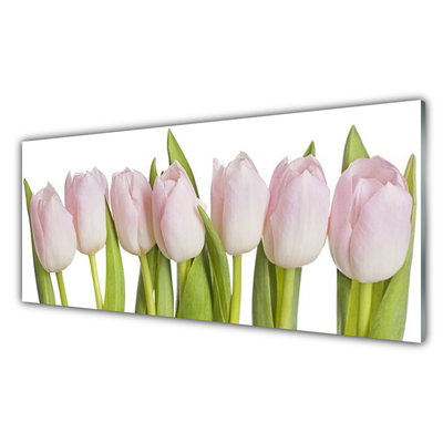 Glasbild aus Plexiglas® Tulpen Pflanzen