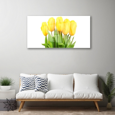 Glasbild aus Plexiglas® Tulpen Pflanzen