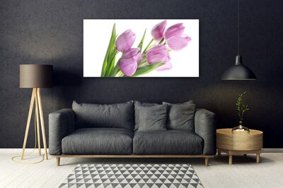 Glasbild aus Plexiglas® Tulpen Pflanzen