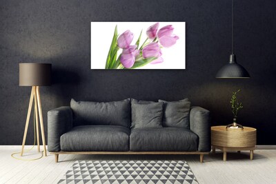 Glasbild aus Plexiglas® Tulpen Pflanzen