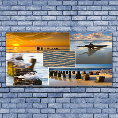 Glasbild aus Plexiglas® Meer Strand Landschaft