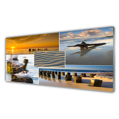 Glasbild aus Plexiglas® Meer Strand Landschaft