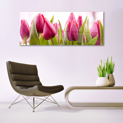 Glasbild aus Plexiglas® Tulpen Pflanzen