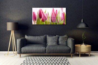 Glasbild aus Plexiglas® Tulpen Pflanzen