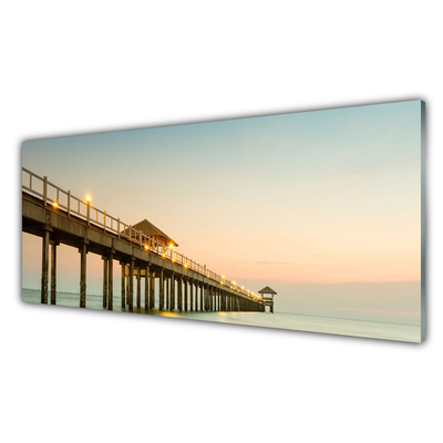Glasbild aus Plexiglas® Brücke Architektur