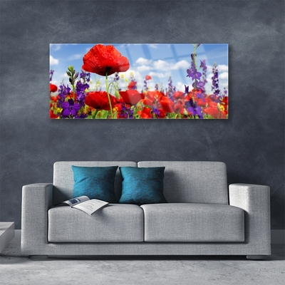 Glasbild aus Plexiglas® Blumen Pflanzen