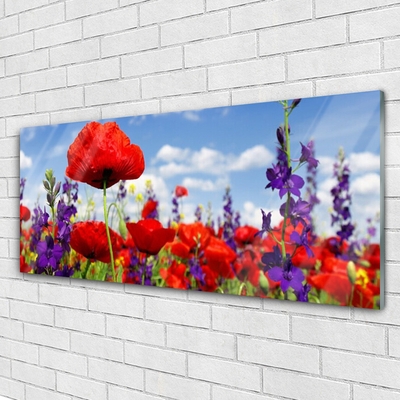 Glasbild aus Plexiglas® Blumen Pflanzen