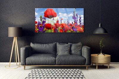 Glasbild aus Plexiglas® Blumen Pflanzen