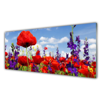 Glasbild aus Plexiglas® Blumen Pflanzen