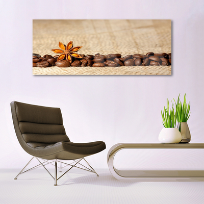 Glasbild aus Plexiglas® Kaffeebohnen Küche