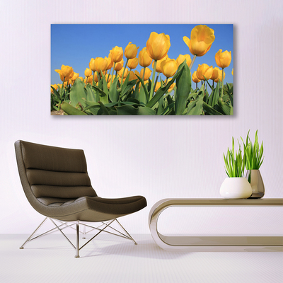 Glasbild aus Plexiglas® Tulpen Pflanzen