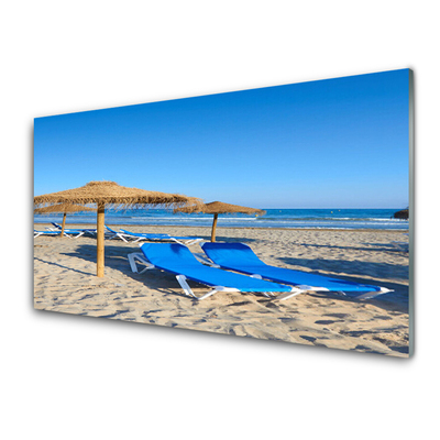 Glasbild aus Plexiglas® Strand Landschaft