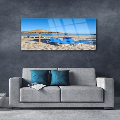 Glasbild aus Plexiglas® Strand Landschaft