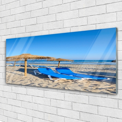 Glasbild aus Plexiglas® Strand Landschaft