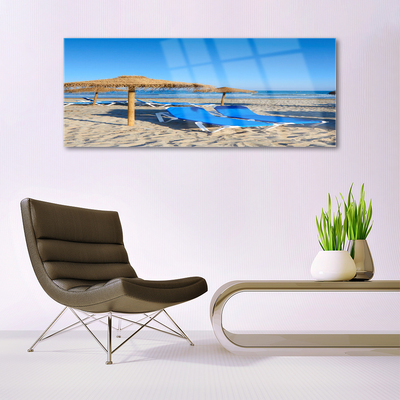 Glasbild aus Plexiglas® Strand Landschaft