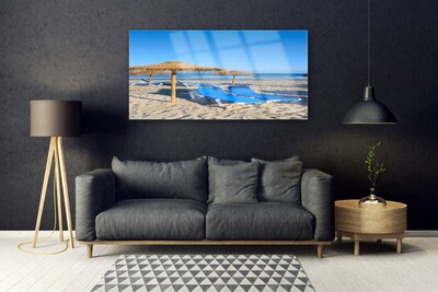 Glasbild aus Plexiglas® Strand Landschaft