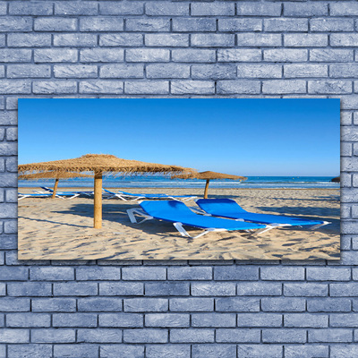 Glasbild aus Plexiglas® Strand Landschaft