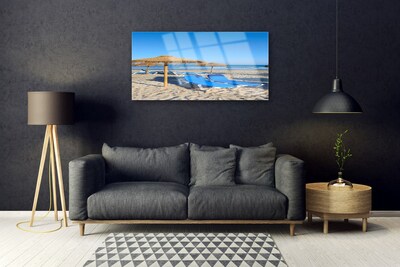 Glasbild aus Plexiglas® Strand Landschaft