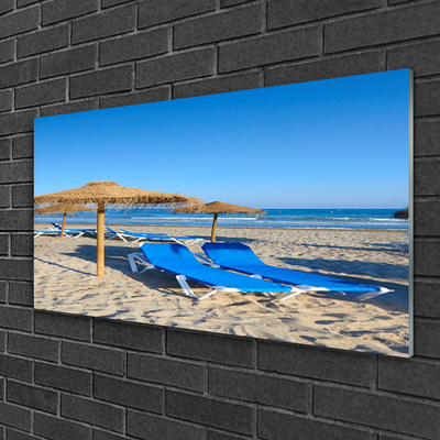 Glasbild aus Plexiglas® Strand Landschaft