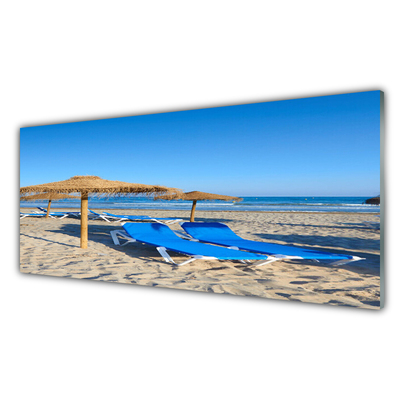 Glasbild aus Plexiglas® Strand Landschaft