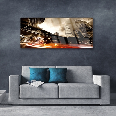 Glasbild aus Plexiglas® Stadt Gebäude